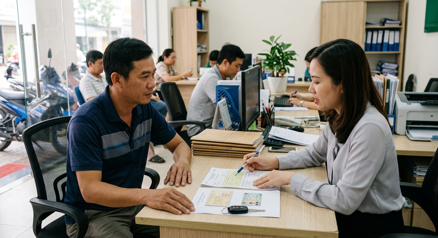 Nội dung cốt lõi: Các loại giấy tờ cần chuẩn bị khi cầm xe máy