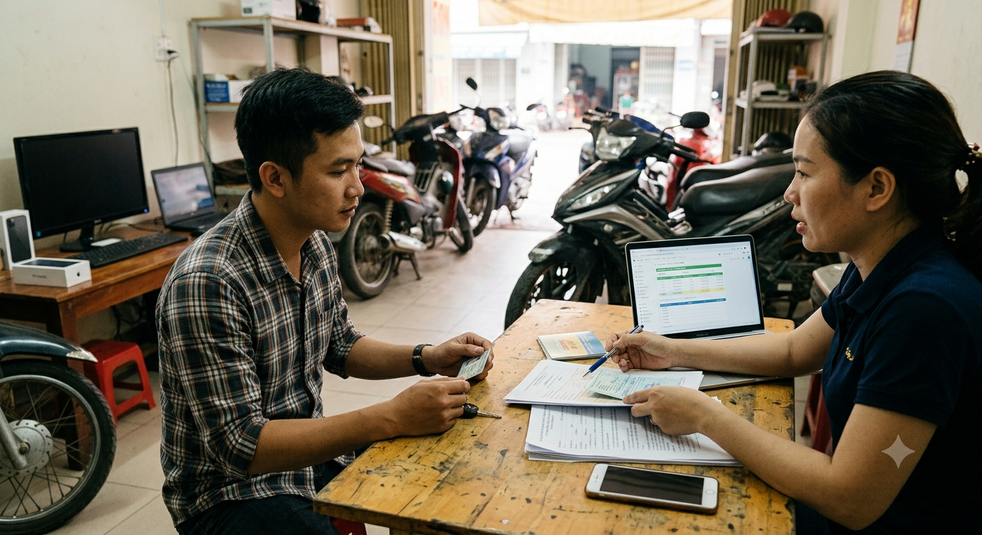 Tổng quan về bản chất pháp lý của xe máy đang trả góp